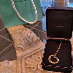 18k Gold Tiffany & Co. Elsa Peretti Open Heart